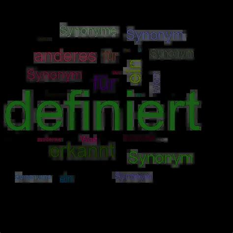 definiert synonym